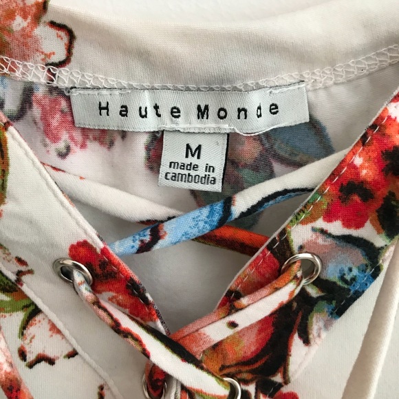 Floral off the shoulder Summer Shirt - Picture 5 of 6